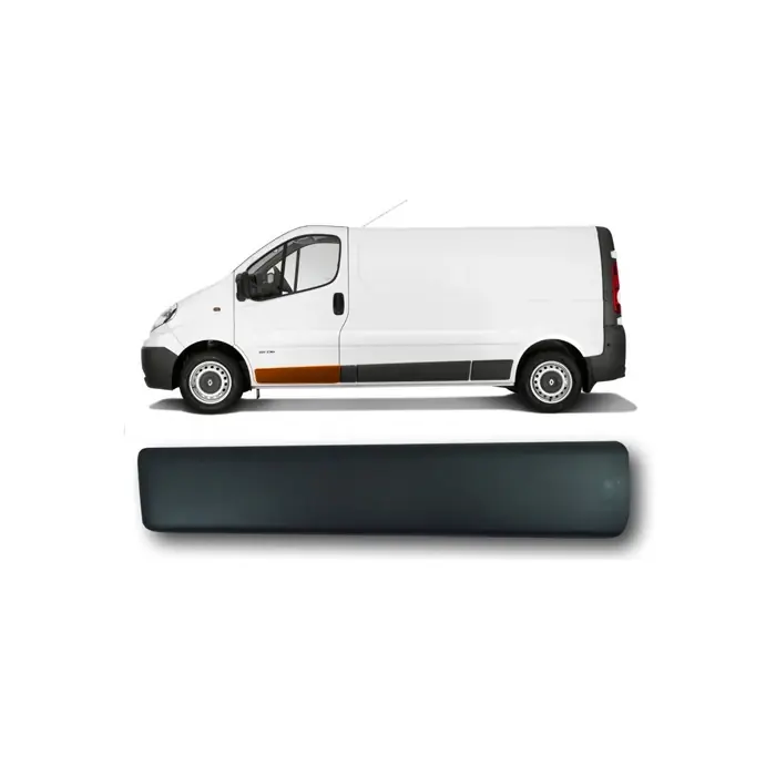 Renault Trafic új utángyártott ajtódíszléc bal első ajtó 2001-2014-ig Árcsökkenés